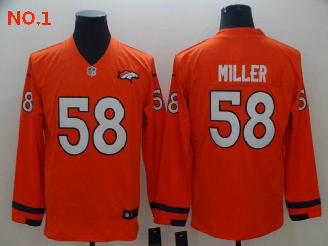 Men's Denver Broncos #58 Von Miller Jerseys-16